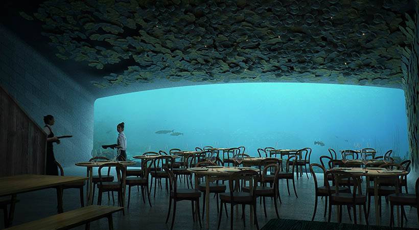 Tako izgleda prva restavracija pod vodo v Evropi
