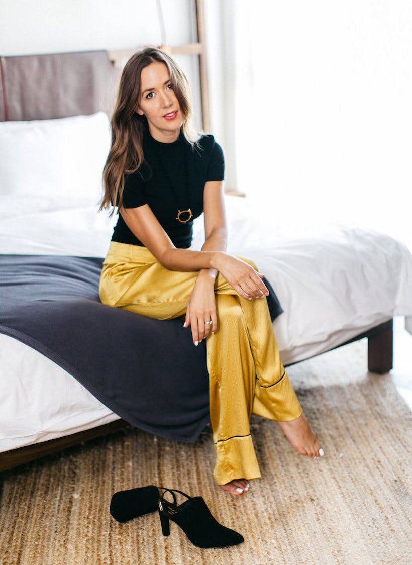 Modna blogerka svetuje glede modnega minimalizma
