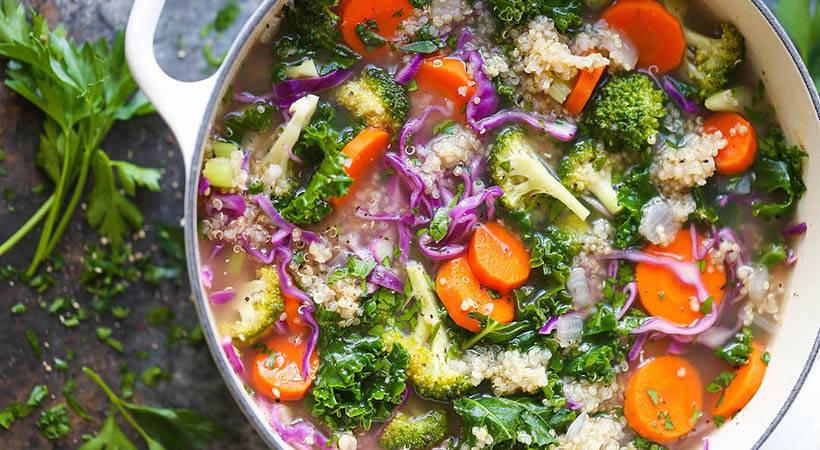 Vegi recept: Super zdrava juha s kvinojo