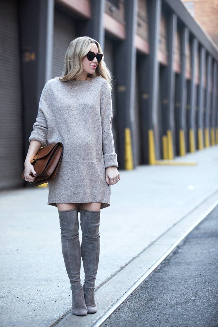 Zimska moda: Kako stilirati pulover-obleko