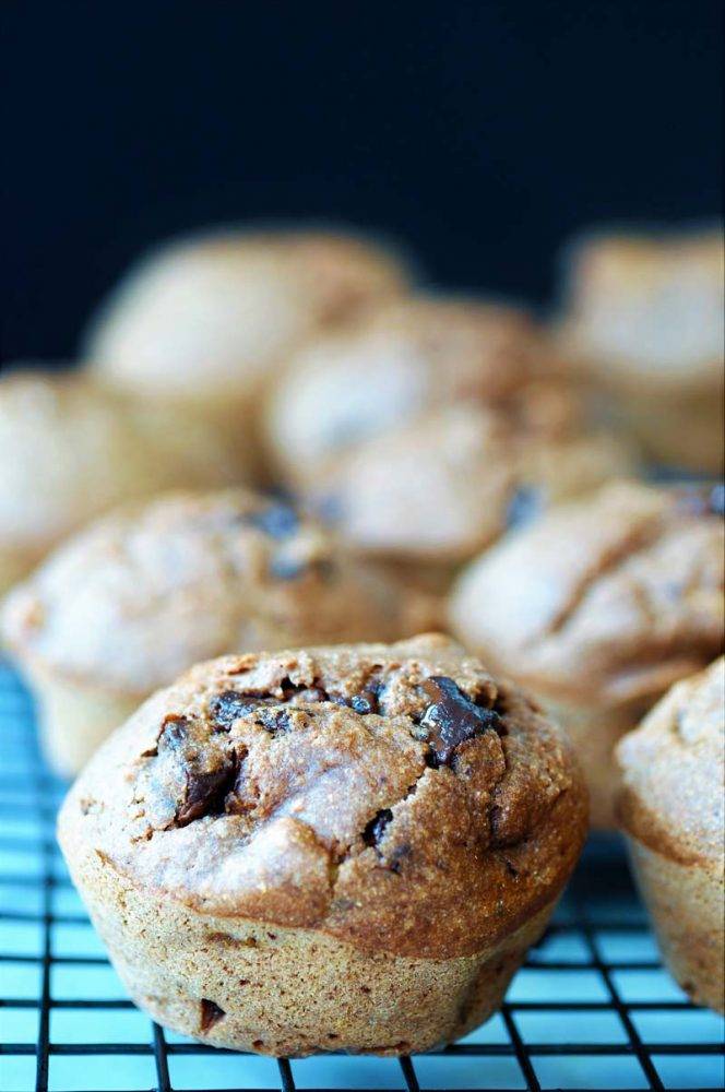 Veganski recept: Zdravi čokoladno-bananini muffini