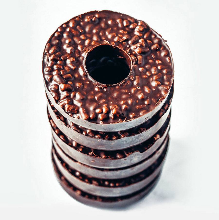 Hrustljavi čokoladni krofi iz samo 3 sestavin