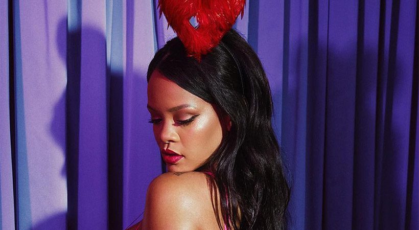 Rihanna posnela zapeljive fotografije za svojo kolekcijo spodnjega perila!