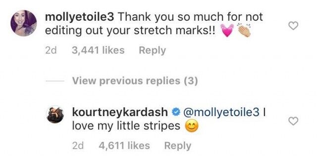 Kourtney Kardashian pokazala svoje strije