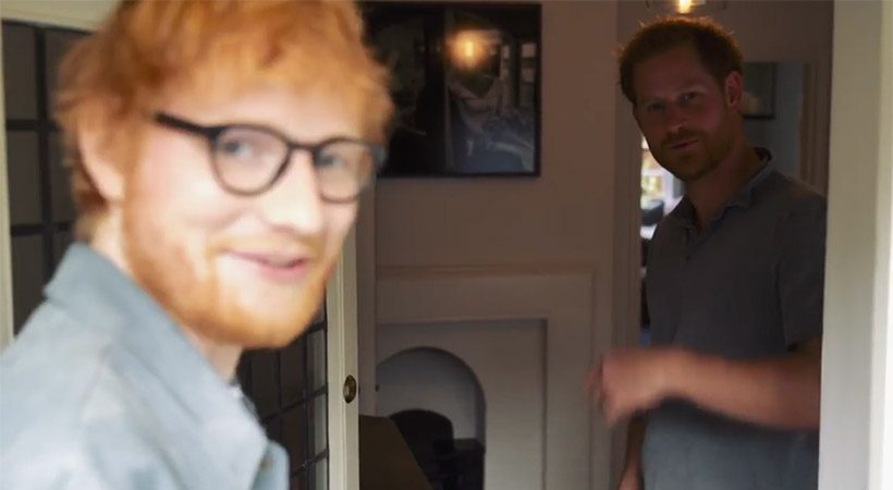 Razkrito, zakaj je Ed Sheeran obiskal Meghan Markle in princa Harryja