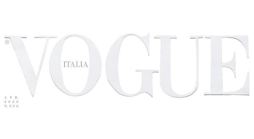 Revija Vogue prvič s prazno naslovnico