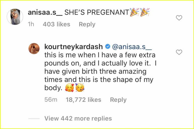 Kourtney Kardashian končno razkrila, zakaj njena postava zdaj izgleda drugače