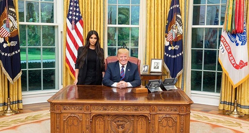 Kim Kardashian opozorili, da si bo zaradi Trumpa uničila ugled