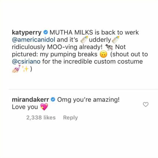 Nekdanja partnerka Orlanda Blooma, Miranda Kerr komentirala fotografijo Katy Perry!