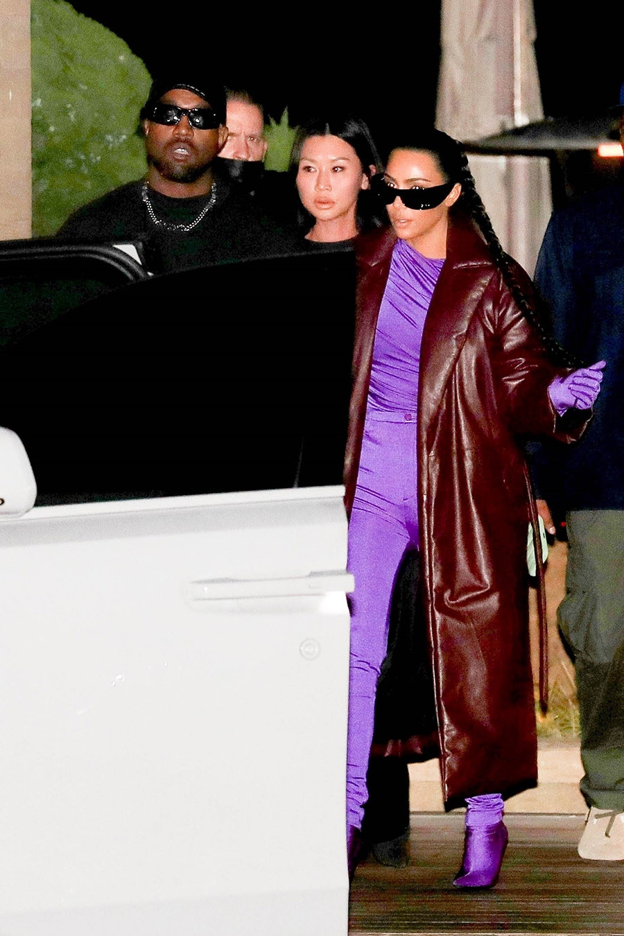 Kim Kardashian in Kanye West fotografirana skupaj na večerji