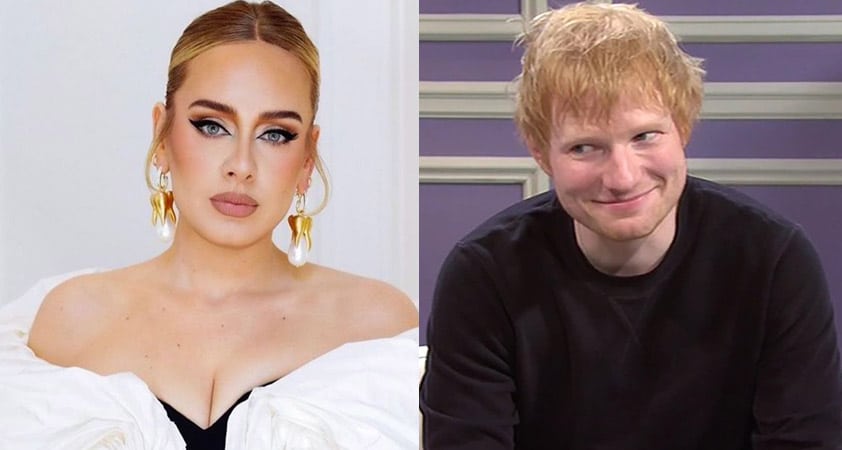 Ed Sheeran pojasnil, zakaj z zelo dobro prijateljico Adele še nista sodelovala