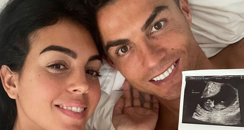 Cristiano Ronaldo razkril spol dvojčkov, ki sta na poti
