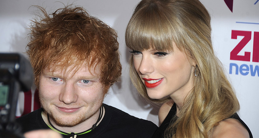 Prihaja težko pričakovana skupna pesem Eda Sheerana in Taylor Swift