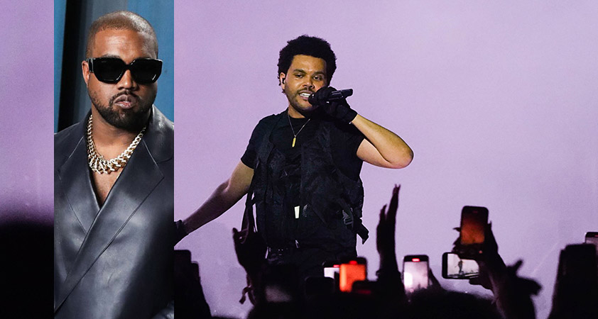 TAKO se je The Weeknd na Coachelli poklonil Kanyeju Westu
