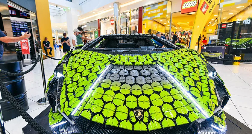 Lamborghinijev superšportnik iz LEGO kock v Cityparku