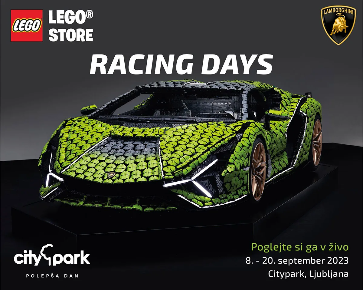 Lamborghini iz LEGO kock v Cityparku - Modna.si