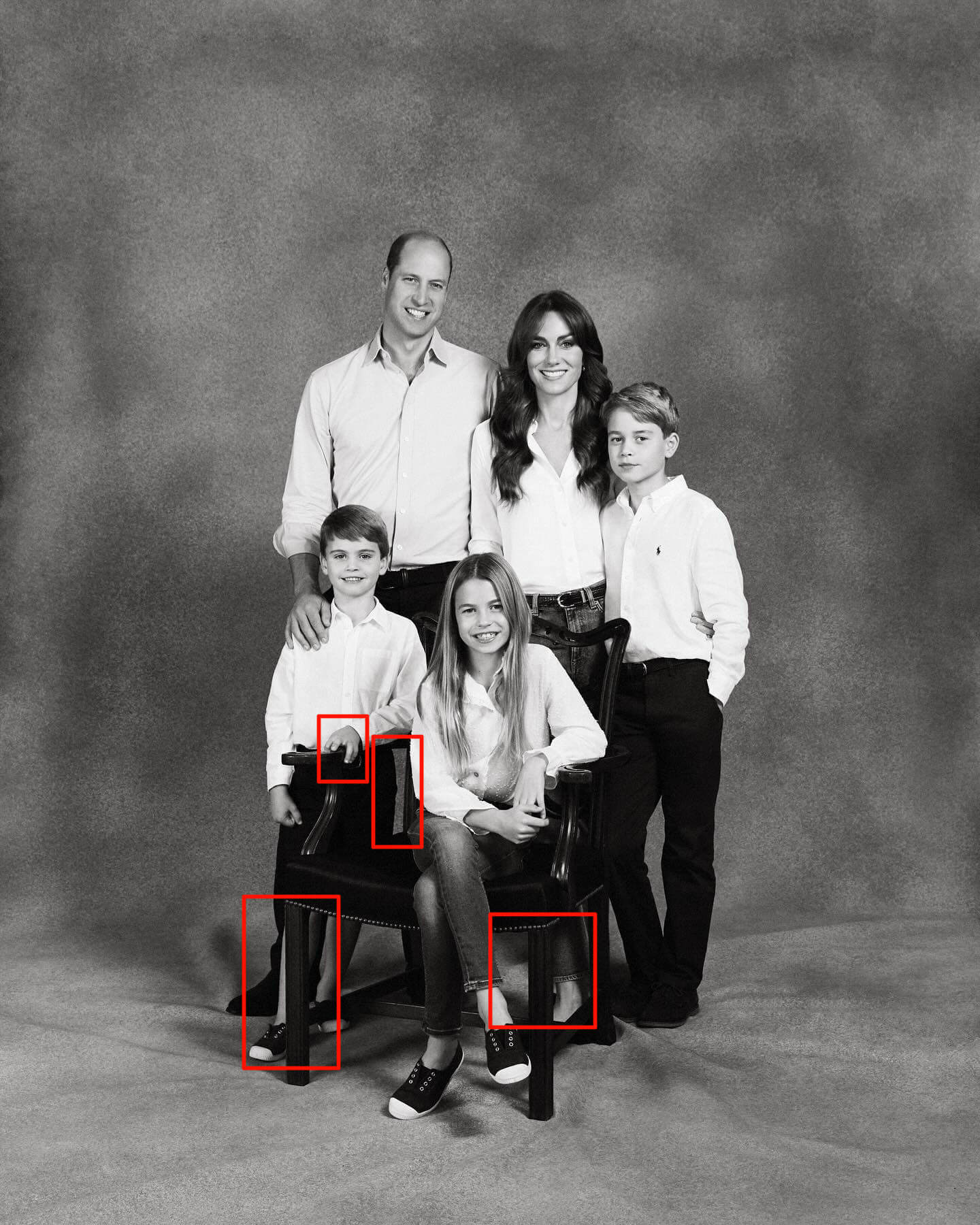 Kaj vse je narobe s praznično fotografijo Kate Middleton in princa Williama - Modna.si