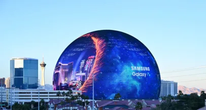 Samsung na Sphere v Las Vegasu - Modna.si