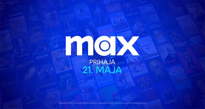 Warner Bros. Discovery predstavlja Max v Sloveniji 21. maja