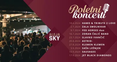 Poletni koncerti na ALEJI SKY - Modna.si