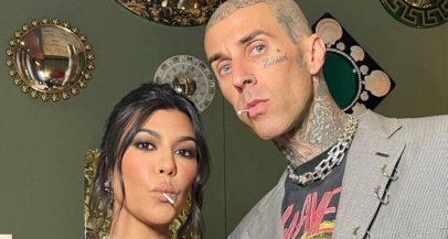 Travis Barker, Kourtney Kardashian - Modna.si