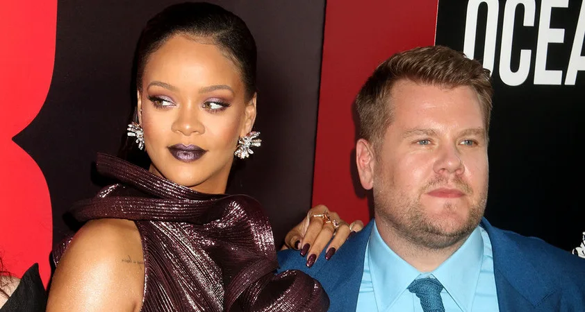 Rihanna, James Corden - Modna.si