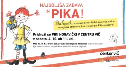 Pika Nogavička v Centru Vič