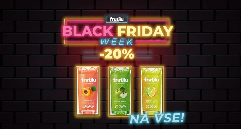 Black Friday je tu: -20 % na Frutilu veganske instant napitke brez sladkorja! - Modna.si