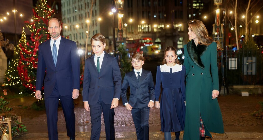 Božična voščilnica princa Williama in Kate Middleton za leto 2025 vse prej kot praznična