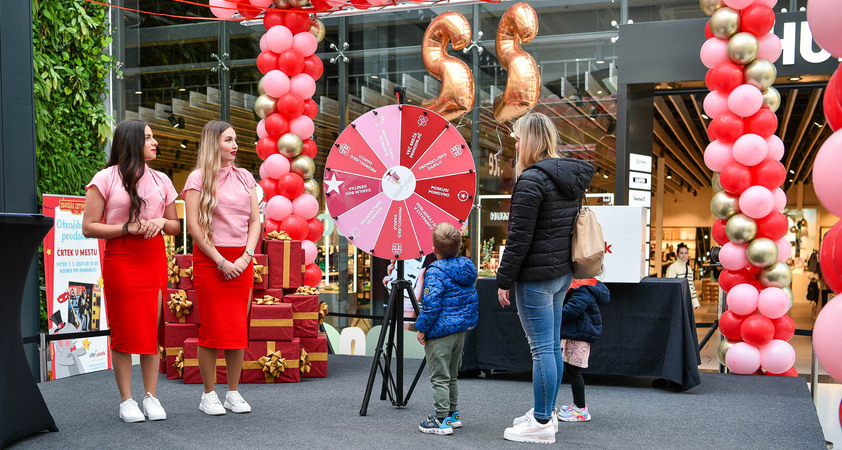 Veliko rojstnodnevno praznovanje Cityparka z bogatimi nagradami