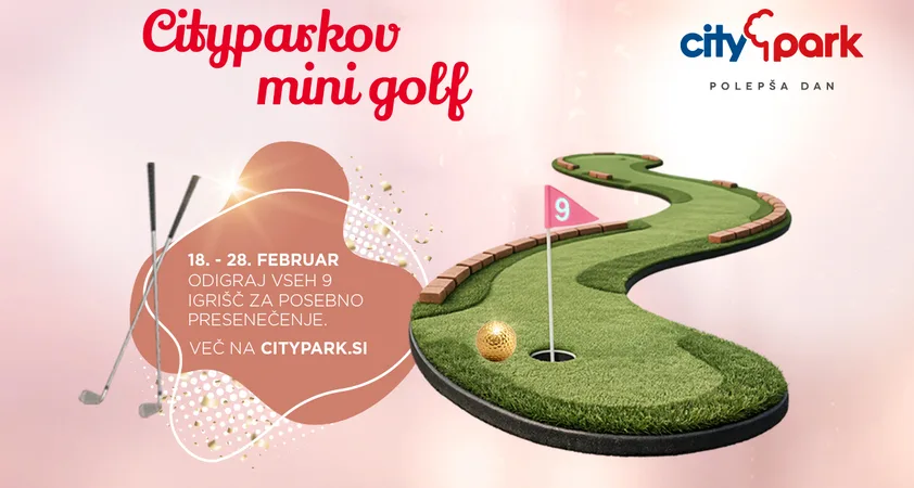 Mini golf v Cityparku - Modna.si