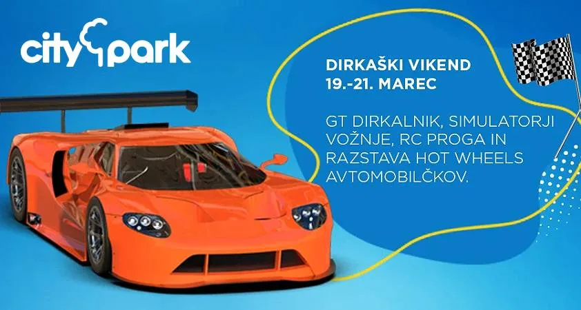 Citypark vabi na dirkaški konec tedna: prvič pri nas tudi pravi GT dirkalnik! - Modna.si
