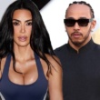 Kim Kardashian in Lewis Hamilton na dopustu z njenimi otroki