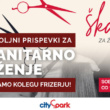 V Cityparku to soboto dobrodelno striženje