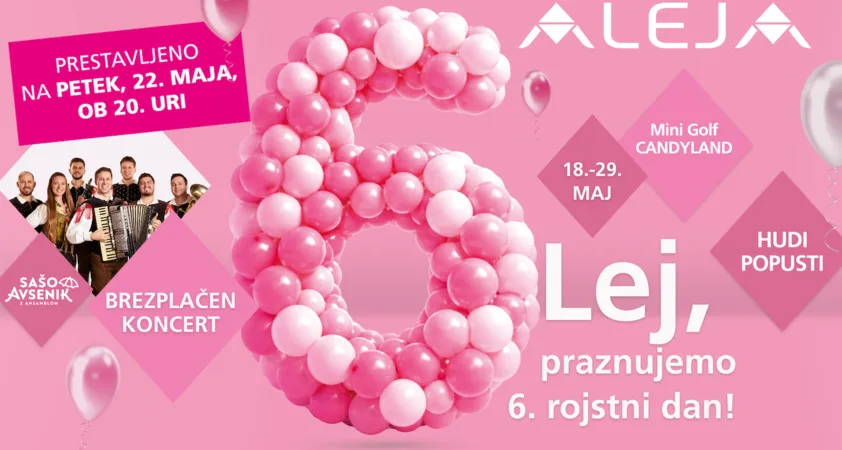Ta petek v ALEJI: Brezplačni koncert Ansambla Saša Avsenika ob 6. rojstnem dnevu - Modna.si