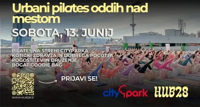 To soboto v Citypark na urbani pilates in meditacijo - Modna.si