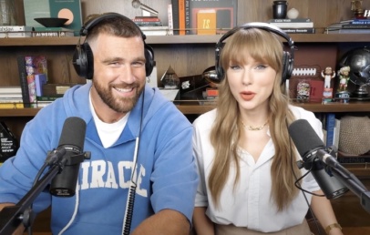 Travis Kelce razkril, zakaj sta se s Taylor Swift poročila v Madison Square Gardenu - Modna.si
