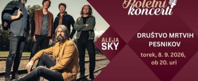 Jutri veliki finale brezplačnih after-work koncertov na ALEJI SKY z Društvom mrtvih pesnikov - Modna.si