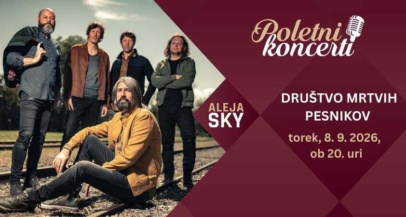 Jutri veliki finale brezplačnih after-work koncertov na ALEJI SKY z Društvom mrtvih pesnikov - Modna.si