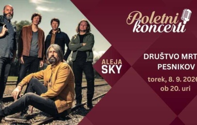 Jutri veliki finale brezplačnih after-work koncertov na ALEJI SKY z Društvom mrtvih pesnikov - Modna.si