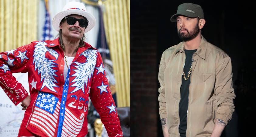 Kljub različnim političnim pogledom, Eminem in Kid Rock presenetila z novim duetom