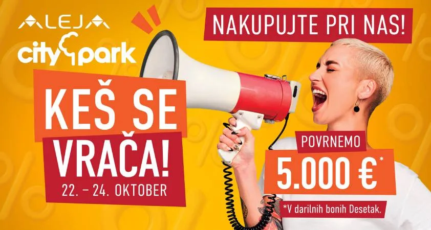 ALEJA in Citypark pred krompirjevimi počitnicami podarjata za 10.000 evrov DESETAKOV - Modna.si